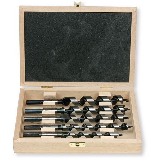 Holz-Schlangenbohrer-Kassette 320 mm, 5-teilig